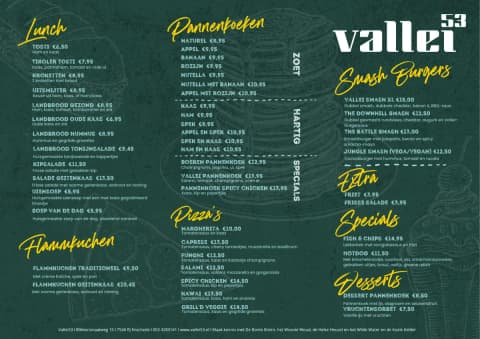 Menukaart Bonte Bistro — pagina 1